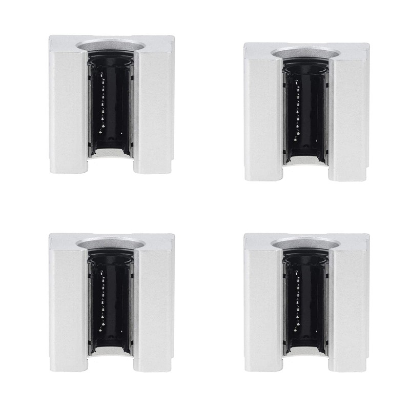 4Pcs SBR12UU Block Linear Rail Bearing Slide 12mm Aluminum Open