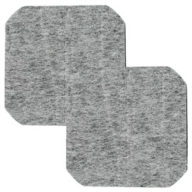 vhbw 2 x activated carbon filters compatible with Tefal Compact Quadra 8203, 6122, 3199, 3198, 3197, 3193, 3192, 3122 fryer - 12 x 12 x 0.8 cm