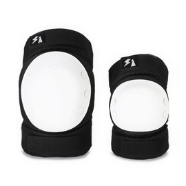 S1 Park Knee and Elbow Pad Set - Black Medium (Knee 14"-16", Elbow 10"-11") - Light, Flexible Design for Ultimate Comfort and Highly Breathable Fabrics