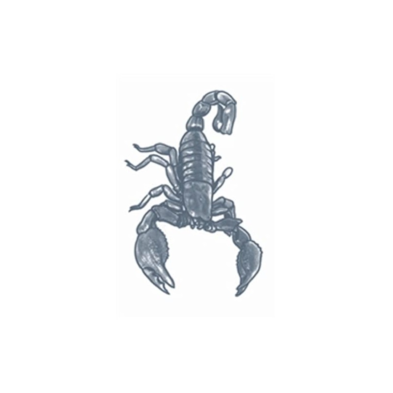 Tinsley Transfers Scorpion Prison Temporary Tattoo