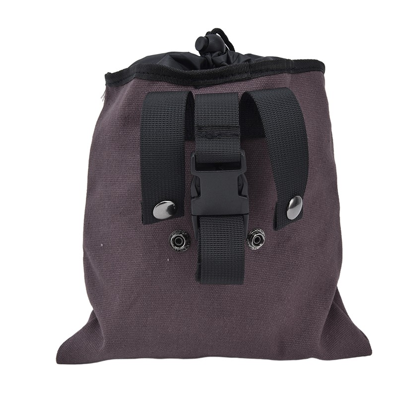 Foraging Bag Canvas Foldable Portable Thick Unique Simple Appearance Belt