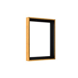 Pixy Canvas 16x20 inch Floater Frame for 1.5" Deep Canvas Paintings, Wood Panels & Stretched Canvas Boards. 4 Colors Available (Rustic Gold, 16 x 20)