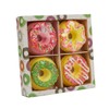 minkissy Doughnut Shape Bath Salt Balls Set of 4 100g