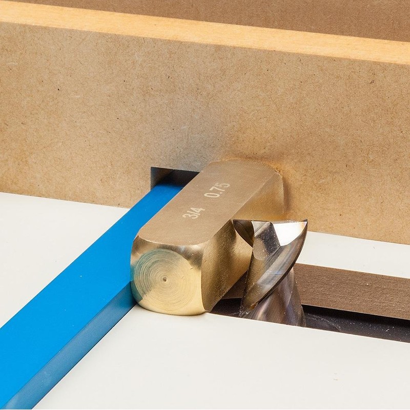 Rockler Setup Bars Woodworking (11 sizes) - Precision Brass Height
