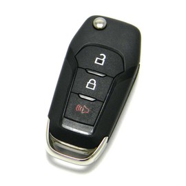 OEM 3-Button Keyless Entry Remote Flip Key Fob Compatible with Ford (FCC ID: N5F-AO8TAA / P/N: 164-R8130)
