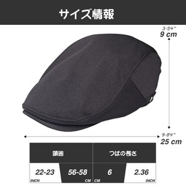 RUNQIU Men's Hunting Hat, Herringbone Beret, Men's, Spring/Summer, Checkered Pattern, Newsboy Cap, Adjustable, Painter's Hat, Walks, Travel, Newsboy Cap, Gentleman, Small Face Effect, Stylish, black 3