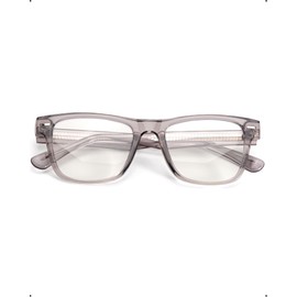 SIPHEW Without Prescription Gaming Glasses Blue Light Filter Glasses Computer Glasses for Blocking Blue Light, gray