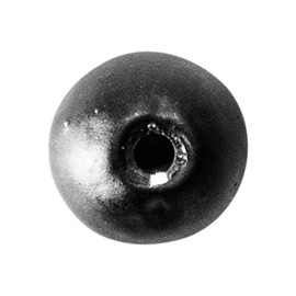 LMAB Magnetic Beads for Texas Rig, Carolina Rig, Force Beads, Finesse Rig Stopper Set, Fishing Accessories, Bass Fishing & Zander Fishing (6mm, Matt Black)