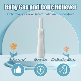 PNSHOL 20 unidades de alivio de gases y cólicos para bebés, alivio de cólicos gaseosos para bebés, pasador de flatulencia, alivio instantáneo del estr
