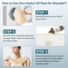 Castor Oil Pack Wrap for Shoulder, Neck & Upper Back