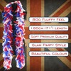 Red, White & Blue Feather Boa 80g Deluxe Turkey Feather