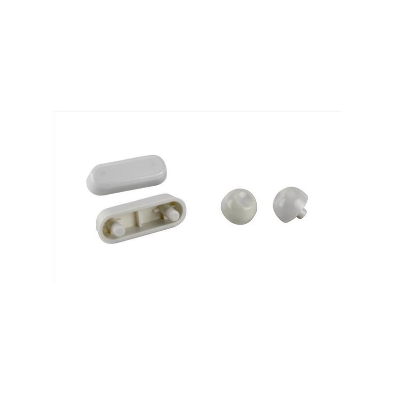 Plumb Pak PP836-41 Snap-In Universal Fit Toilet Seat Bumper Set,