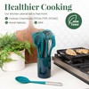 Larder & Vine 12-Piece Silicone Kitchen Cooking Utensils Set with