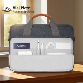 KIZUNA Laptop Bag 13 Inch Laptop Bag 13 Inch Notebook for 14 Inch MacBook Pro M4 Max/13 MacBook Air M4/14 Lenovo IdeaPad Pro 5i Gen 10/ThinkPad X1 Carbon Gen 12/IdeaPad Slim 5i/HP Envy/Dell/Acer, Grey