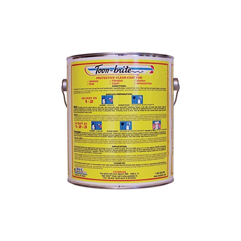 Toon-Brite P1000 Protective Clear-Coat - 1 Gallon , White