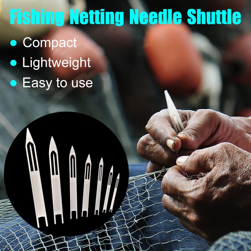 Fishing Netting Needle Shuttles Net Repair Needle Kit, 7pcs/14pcs Plastic