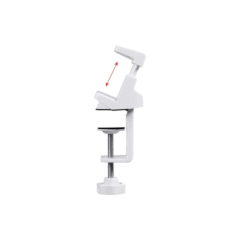 Monoprice Desk Clamp Holder - White For Surge Protectors, Power