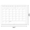 Fridge Calendar, Magnetic Calendar for Refrigerator, 15" x 11" Acrylic