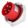 Industrial Socket IP67 Waterproof Aviation Connector 3P+N+E 32A AC 220380V