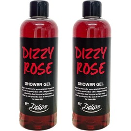 By Deluxe Shower Gel – Refreshing, Moisturizing Formula for Soft, Clean Skin, Suitable for All Skin Types | 500mL×2 [TWIN PACK] (DIZZY ROSE)