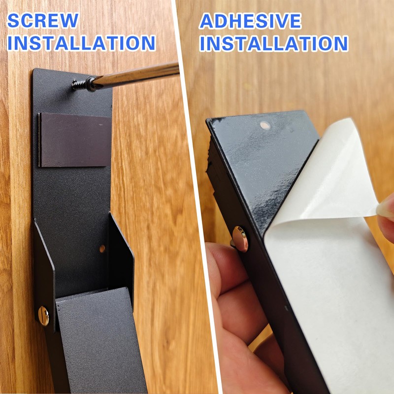 Door Stoppers Adhesive, Kick Down Door Stop Holder Keep Door