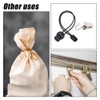DELORIGIN Set of 10 Stretch Clips for Cross Stitch, Black