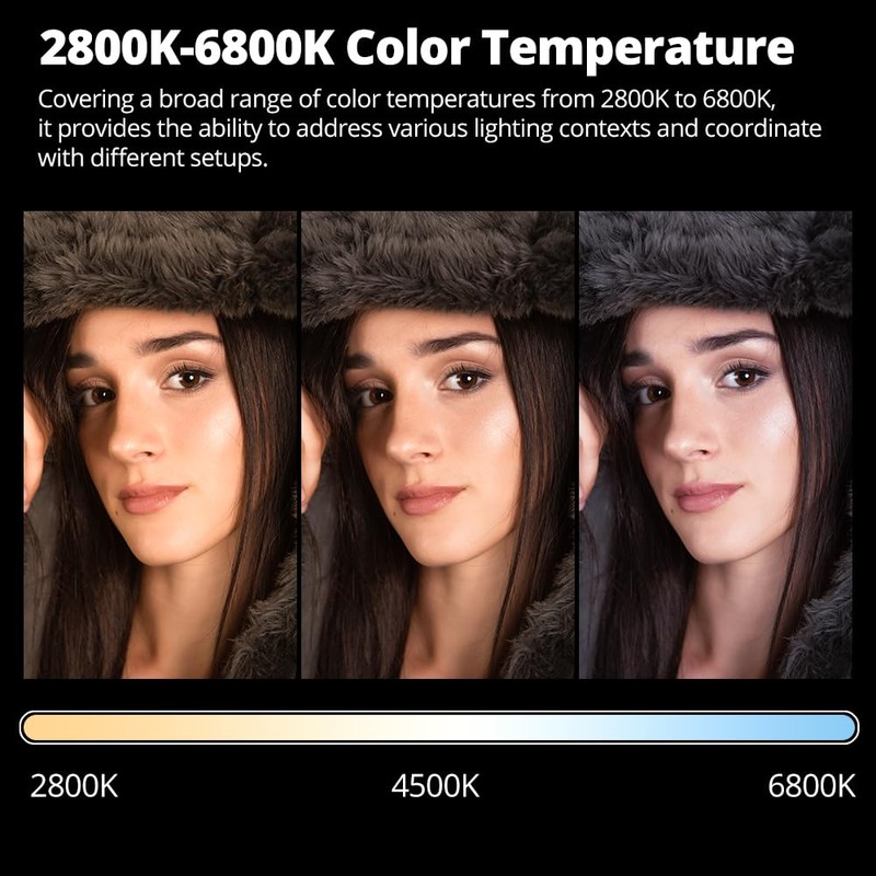 AMBITFUL Video Lighting with App Control, RGB Full Colour, 10