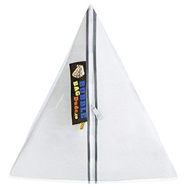 BUBBLEBAGDUDE 5 Gallon Triangular 220 Micron Zipper Bag for 5 Gallon Bubble Machine Ice Now Magic - Herbal Extractor High Performance Filter Bag