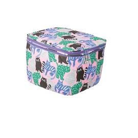 Keia+ CAT-101B 2-Tier Front Basket Cover, Cat Pattern Series