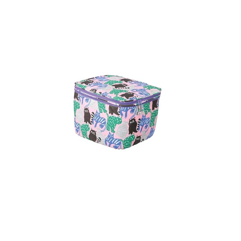 Keia+ CAT-101B 2-Tier Front Basket Cover, Cat Pattern Series