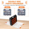 weyleity Small Parts Organizer | Storage Case Tools Box Organizer
