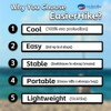 EasierHike Beach Shade Tent, 10 × 10 Ft Portable Easy