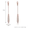Aretes Plata Dama Oro Rosa Elegante Y Casual Toda Ocasión