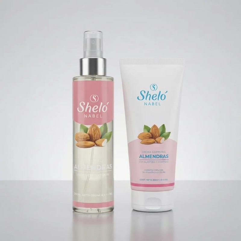 Aceite Y Crema De Almendras Especial Para Estrias Shelo Nab.