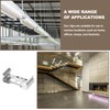 MECCANIXITY T8 Clips Bracket Hanger Fluorescent Tube T8 LED Bulb