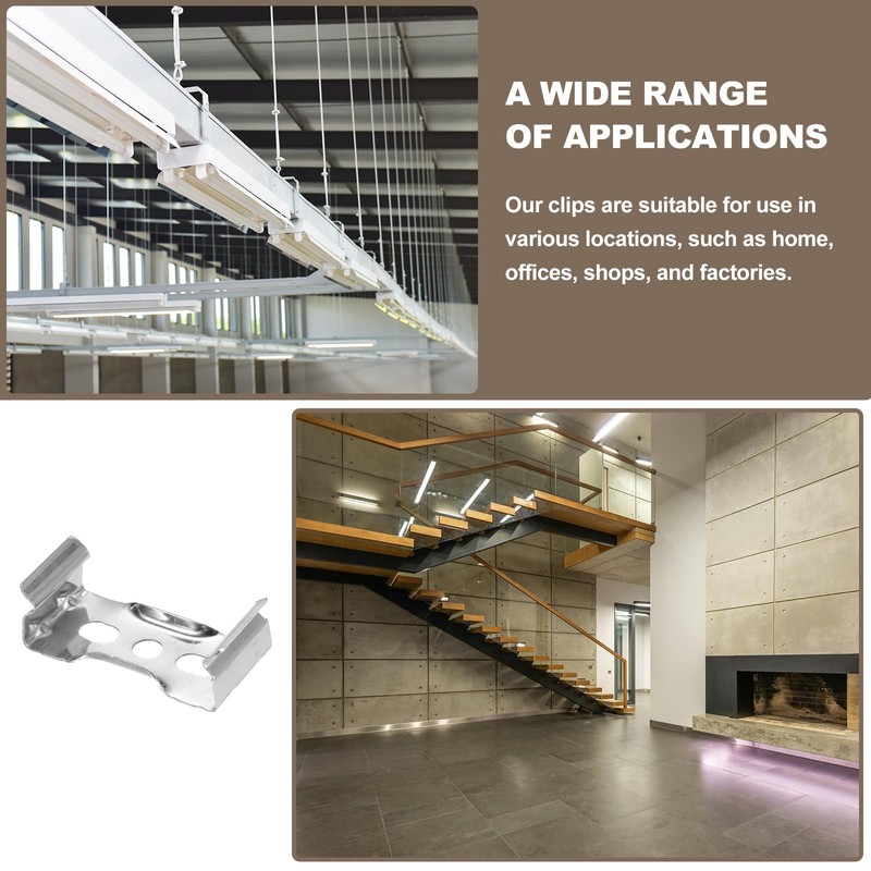 MECCANIXITY T8 Clips Bracket Hanger Fluorescent Tube T8 LED Bulb