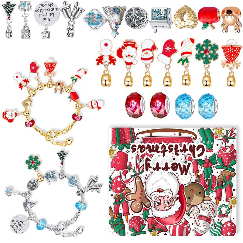 Children Bracelet Making Kit Gift Box DIY Crafts Arts Christmas