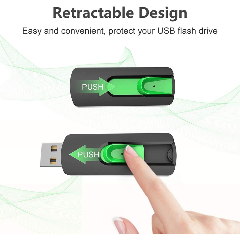 Aiibe 16GB USB Flash Drive 10 Pack 16GB Thumb Drive