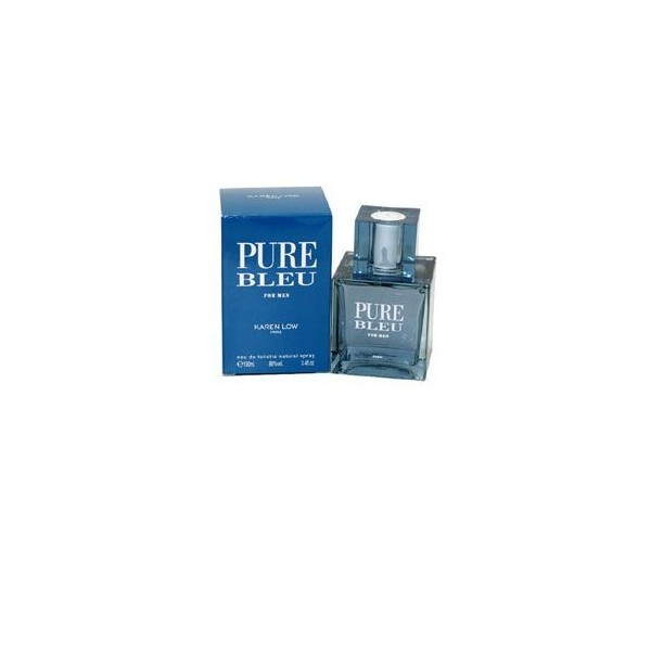 Pure Bleu FOR MEN by Karen Low - 3.4 oz EDT Spray