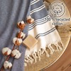 Fit-Flip Hammam Beach Towel XXL Made from 100% Recycled Cotton