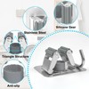 Wensdr 8 Pack Broom Holder Wall Mount, Stainless Steel Broom
