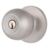 BRINKS – Transitional Keyed Entry Ball Door Knob, Satin Nickel