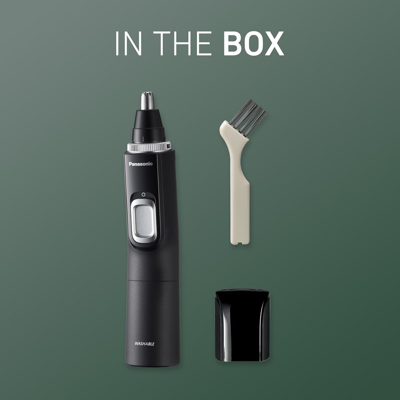 Panasonic Ear and Nose Hair Trimmer for Men with Vacuum