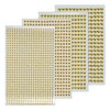 4 Sheets Self Adhesive Pearl Stickers Flat Back – Bling
