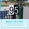 Get Out! Over Net Portable Tennis Game Score Keeper, Numbered