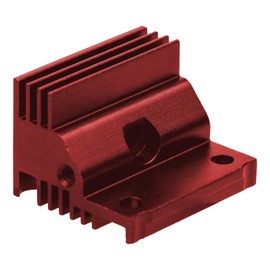 Olzzdda Red Cooling Block Aluminum Heat Sink, All Metal Replacement K1C Hotend HeatSink for Creality K1, K1C, K1 MAX Series Extruder Hotend 3D Printer