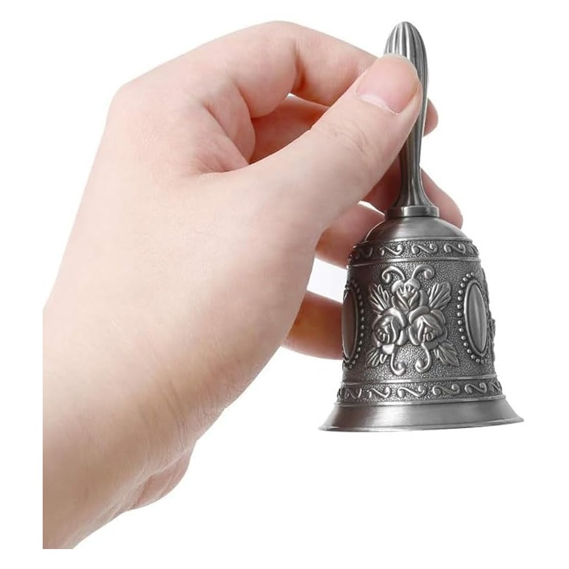 JZS Hand Held Bell, Metail Dinner Bell Wedding Bells, Service