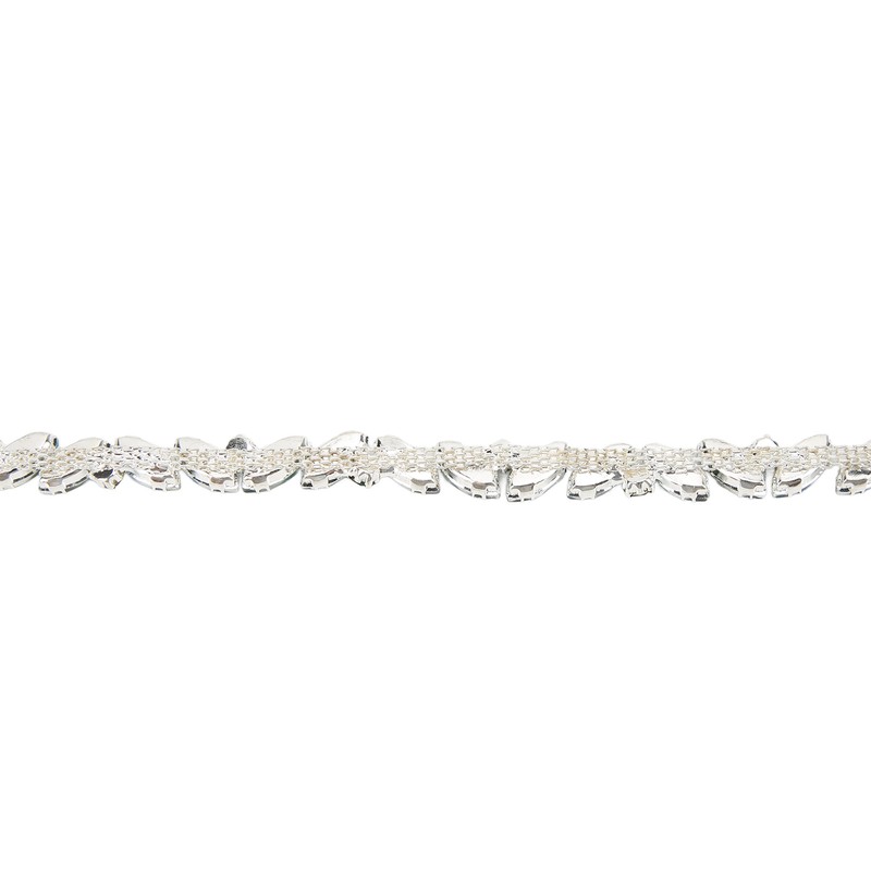 Glass Claw Chain High Hardness Color Single Row Rhinestone Strips