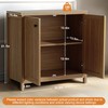 KOLIGEY Buffet Cabinet Sideboard Pantry Kitchen Cabinet with Extra Thick