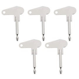 Briny River 5 x Tractor Ignition Keys 5 mm Diameter Metal Vintage Car Lawn Mower Tractors Excavator Car Ignition Lock Key Silver